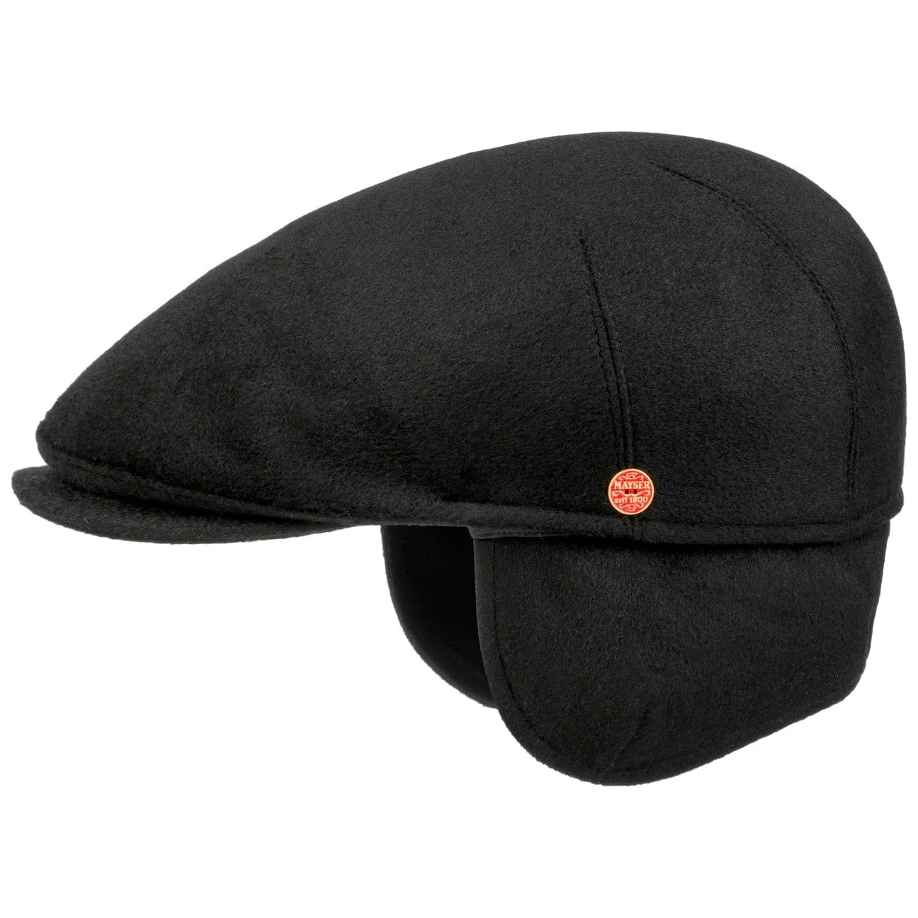 Sidney Plus Cashmere Flat Cap by Mayser