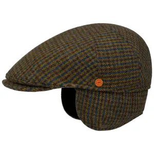 Sidney Plus Flat Cap with Ear Flaps by Mayser