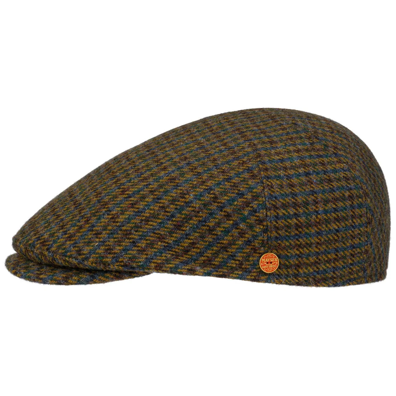 Sidney Plus Flat Cap with Ear Flaps by Mayser