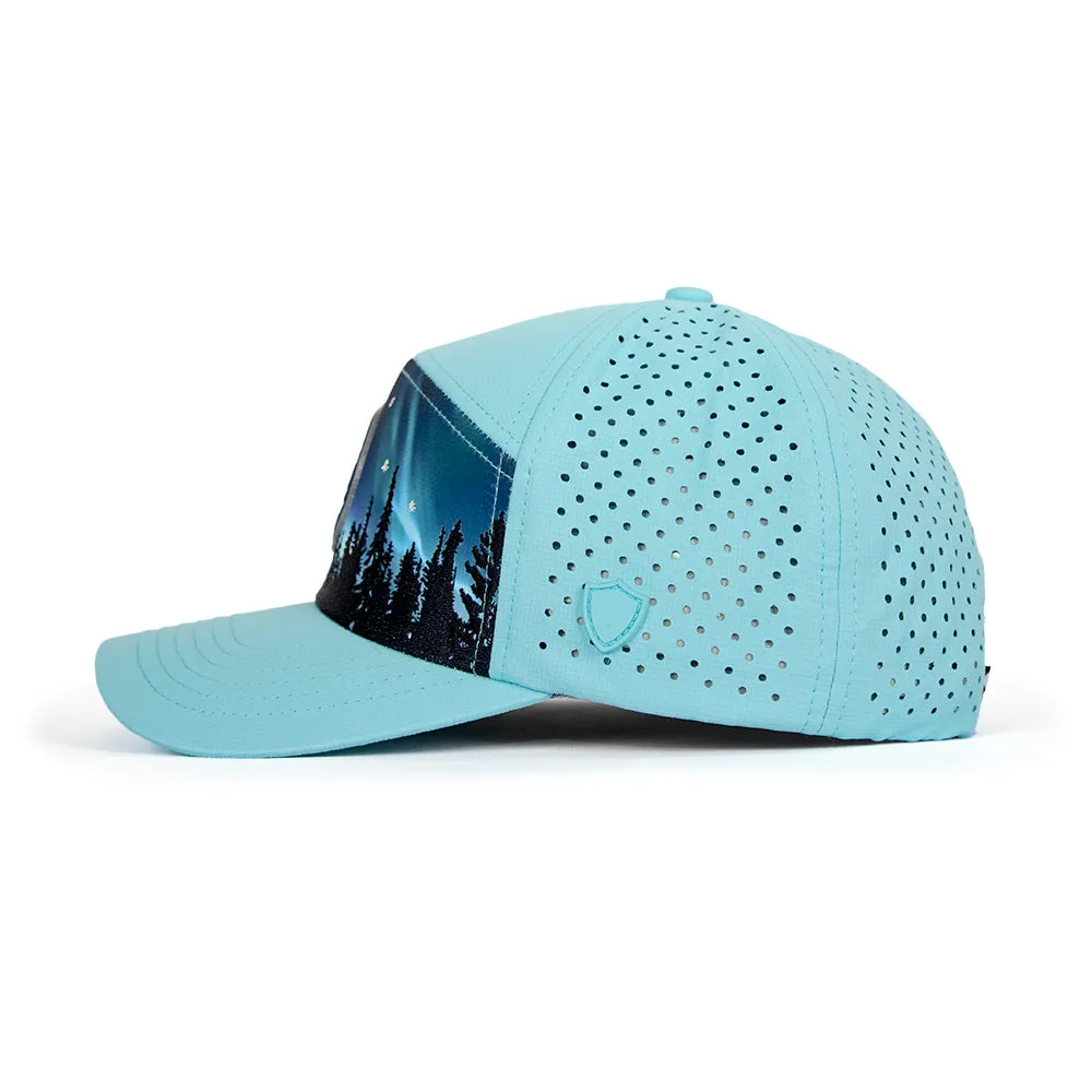 Special Edition Performance Snapback | Northern Lights | Light Blue