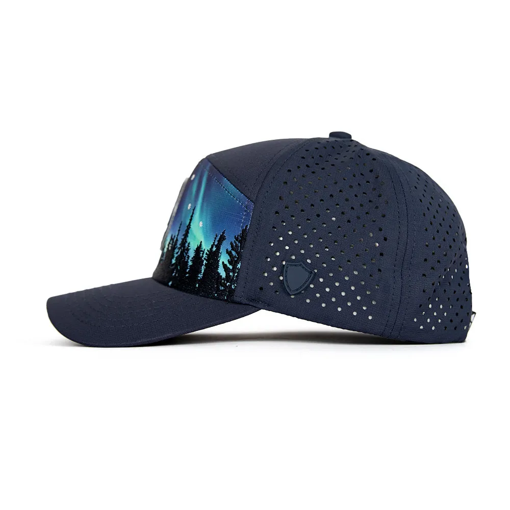 Special Edition Performance Snapback | Northern Lights | Navy