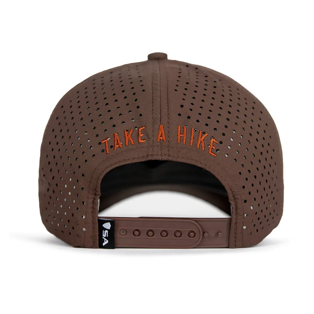 Special Edition Performance Snapback | Take a Hike | Brown