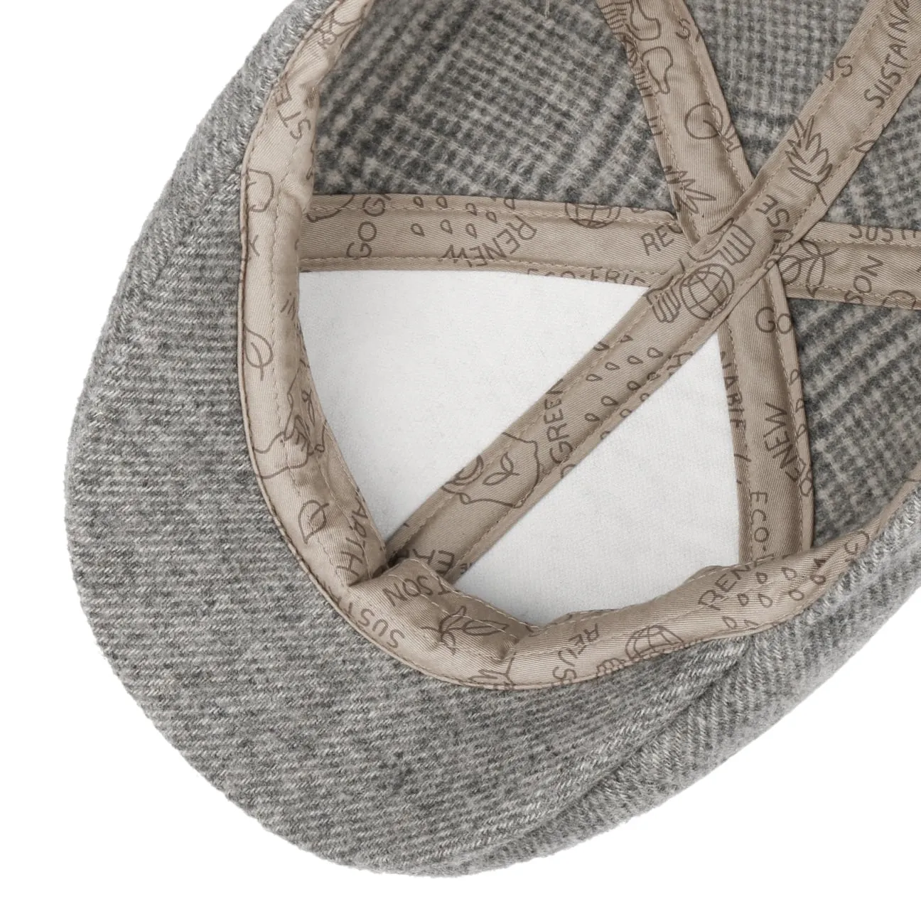 Texas Undyed Virgin Wool Flat Cap by Stetson