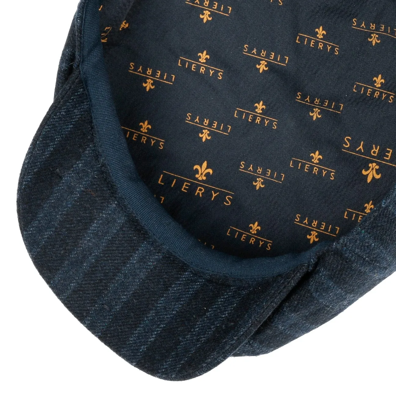 Tonsberg Wool Stripes Flat Cap by Lierys