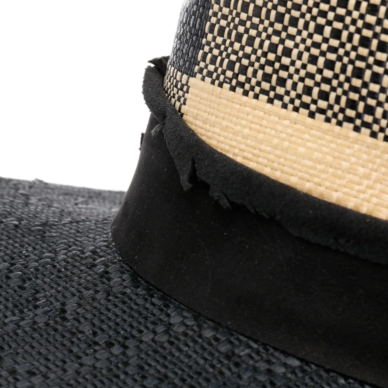Top Hat with Leather Band by Alfonso D'Este