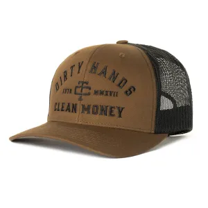 Troll Co. Catena "Dirty Hands Clean Money" Curved Brim Snapback Cap