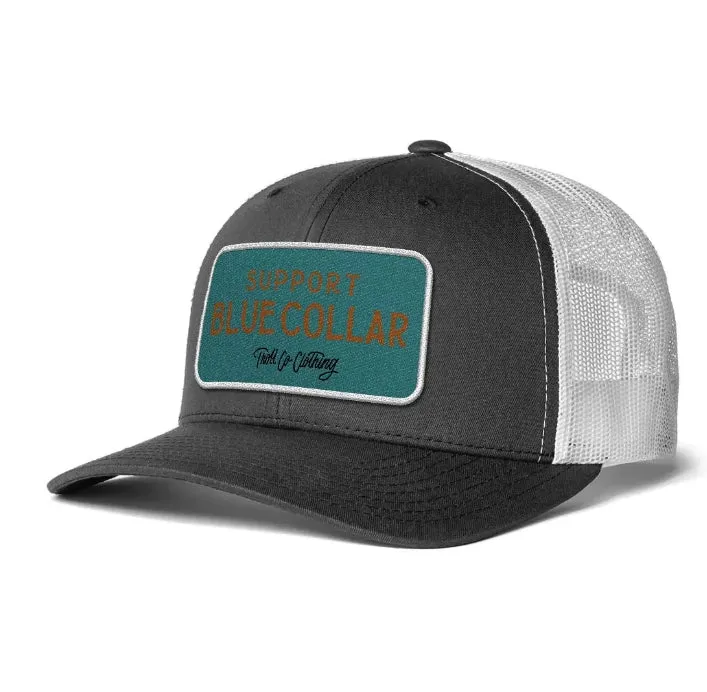 Troll Co. Fortify "Support Blue Collar" Patch Hat