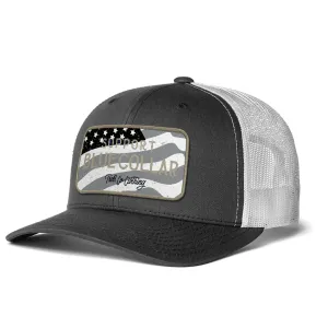 Troll Co. Fortify "Support Blue Collar" Patch Snapback Cap