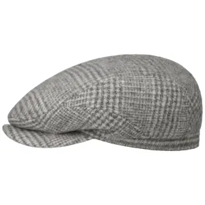 Undyed Virgin Wool Driver Flat Cap by Stetson