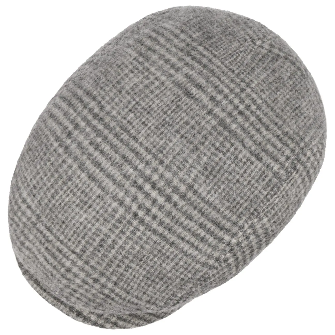 Undyed Virgin Wool Driver Flat Cap by Stetson