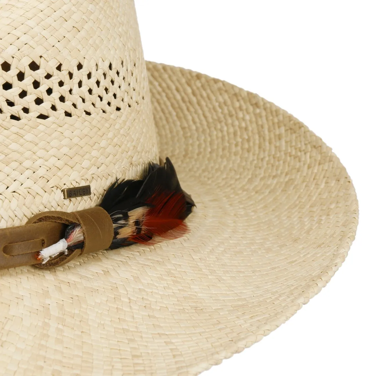 Vented Crown Bogart Panama Hat by Bailey 1922