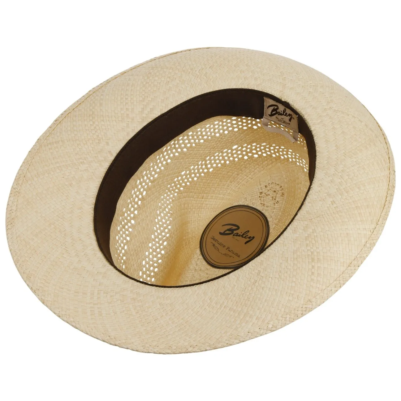 Vented Crown Bogart Panama Hat by Bailey 1922