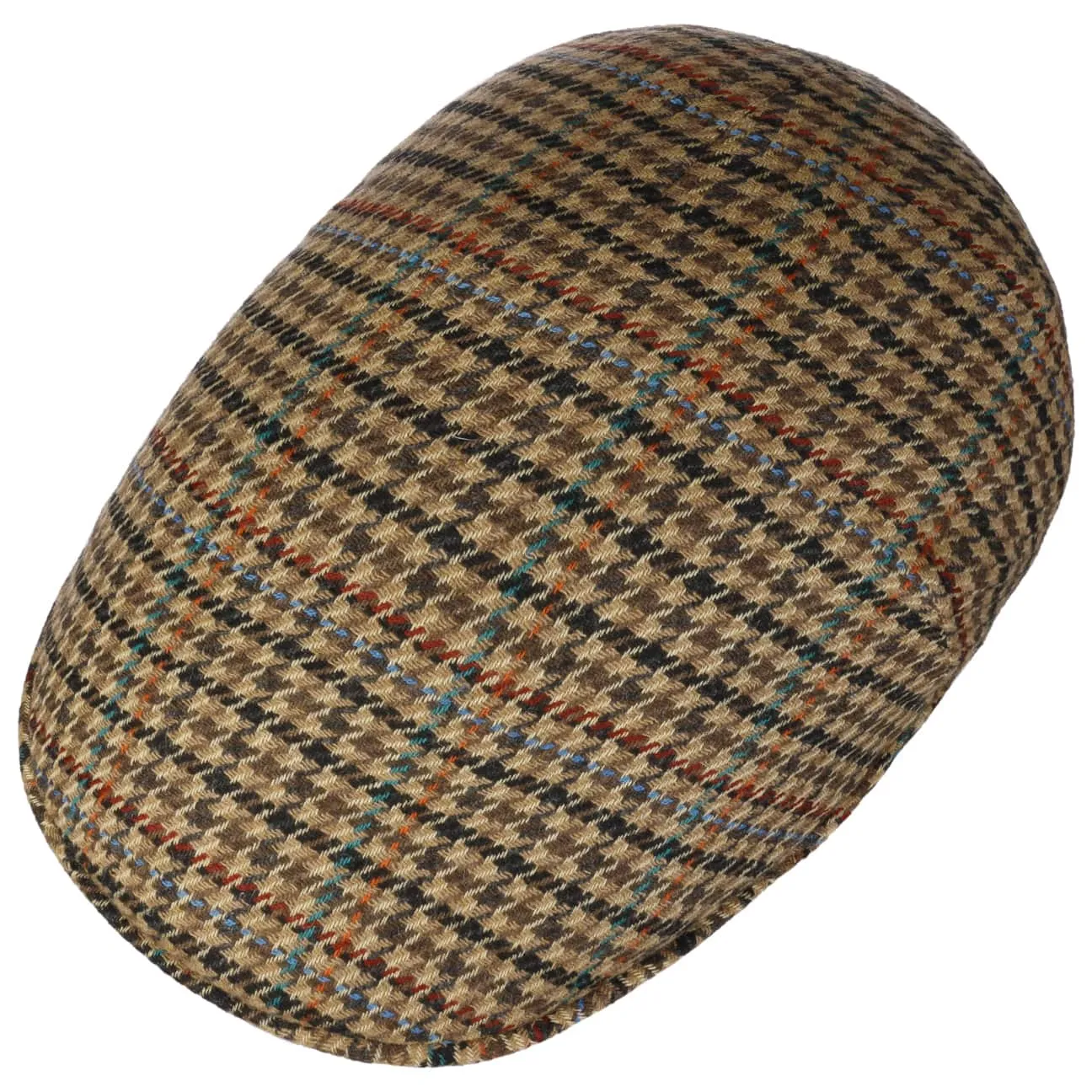 Ventova Check Flat Cap by Borsalino