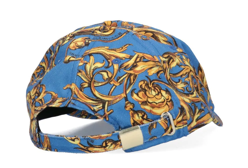 Versace Jeans Couture Baroque Logo Patch Baseball Hat