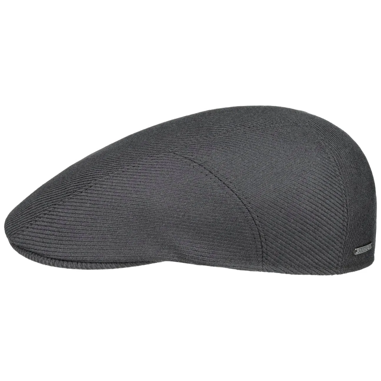 Wool Twill Flat Cap by Stetson