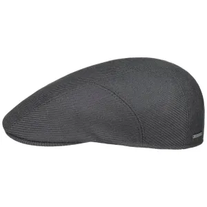 Wool Twill Flat Cap by Stetson