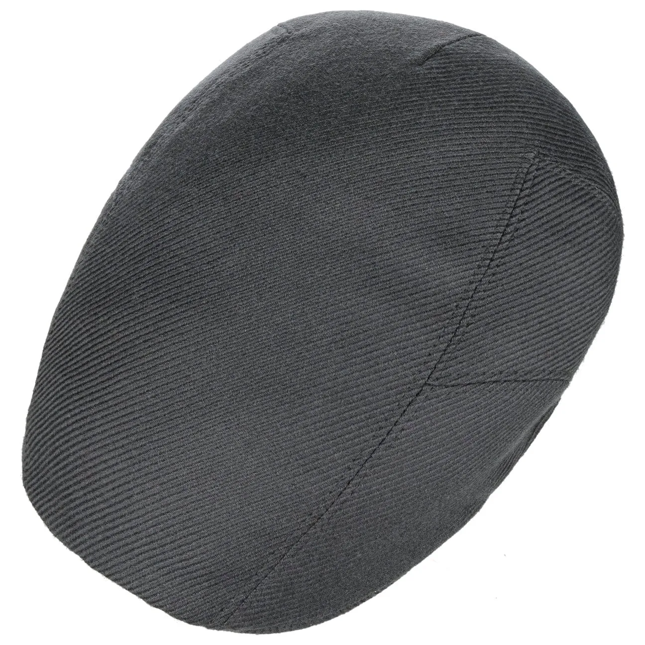 Wool Twill Flat Cap by Stetson