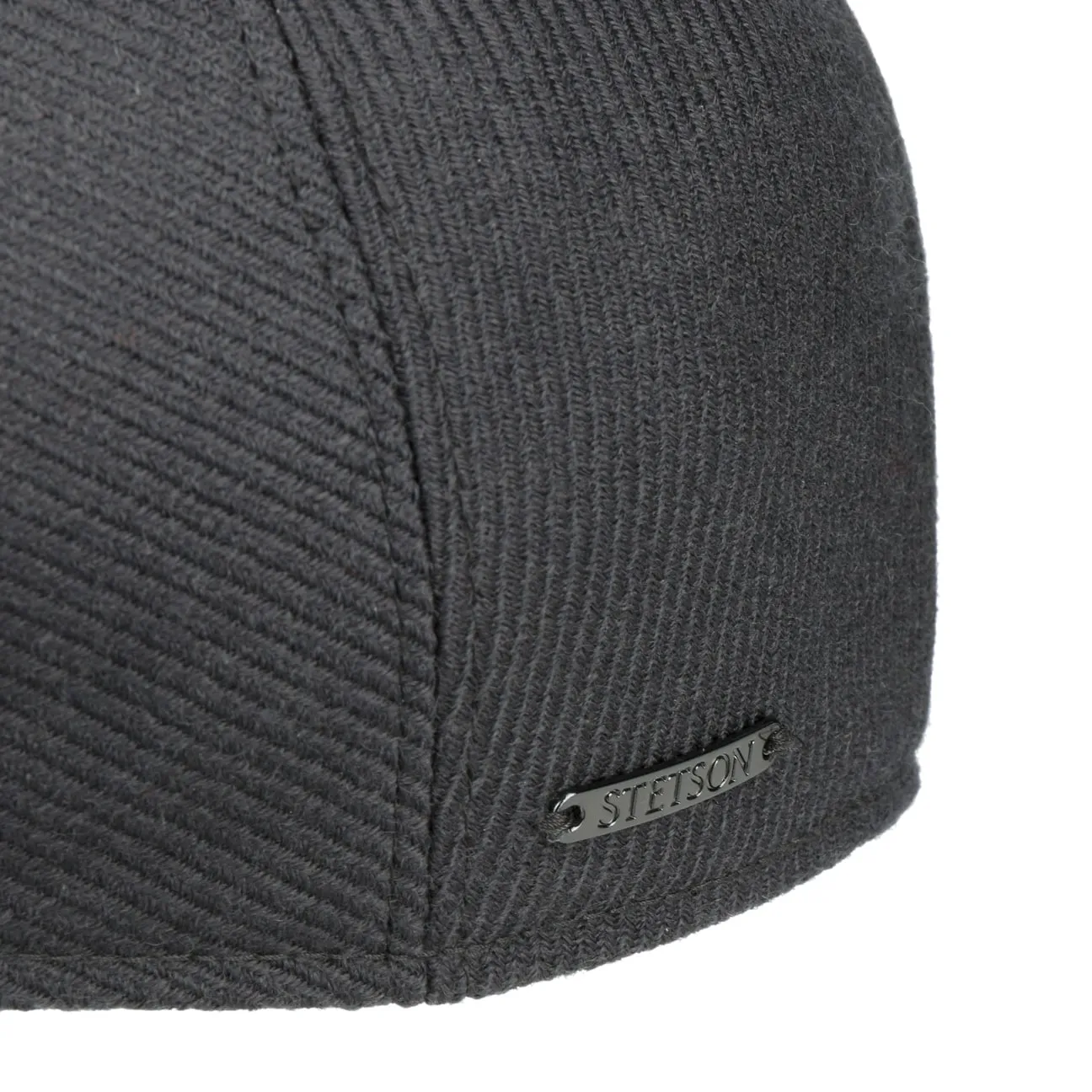 Wool Twill Flat Cap by Stetson